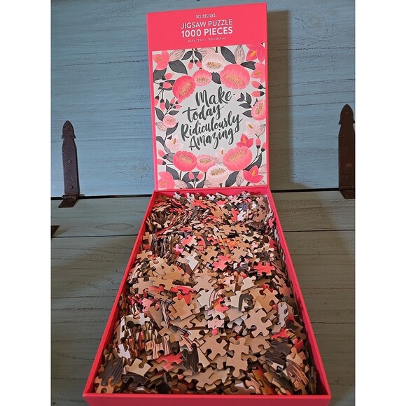 OCS Designs Jigsaw Puzzle 1000 Piece Flowers Make Today Ridiculously Amazing - Picture 5 of 6